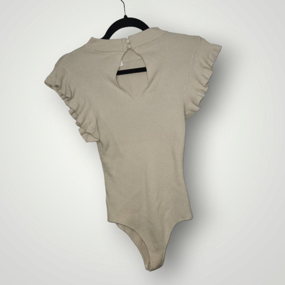 Glam sweater ribbed bodysuit Small - Picture 2 of 11